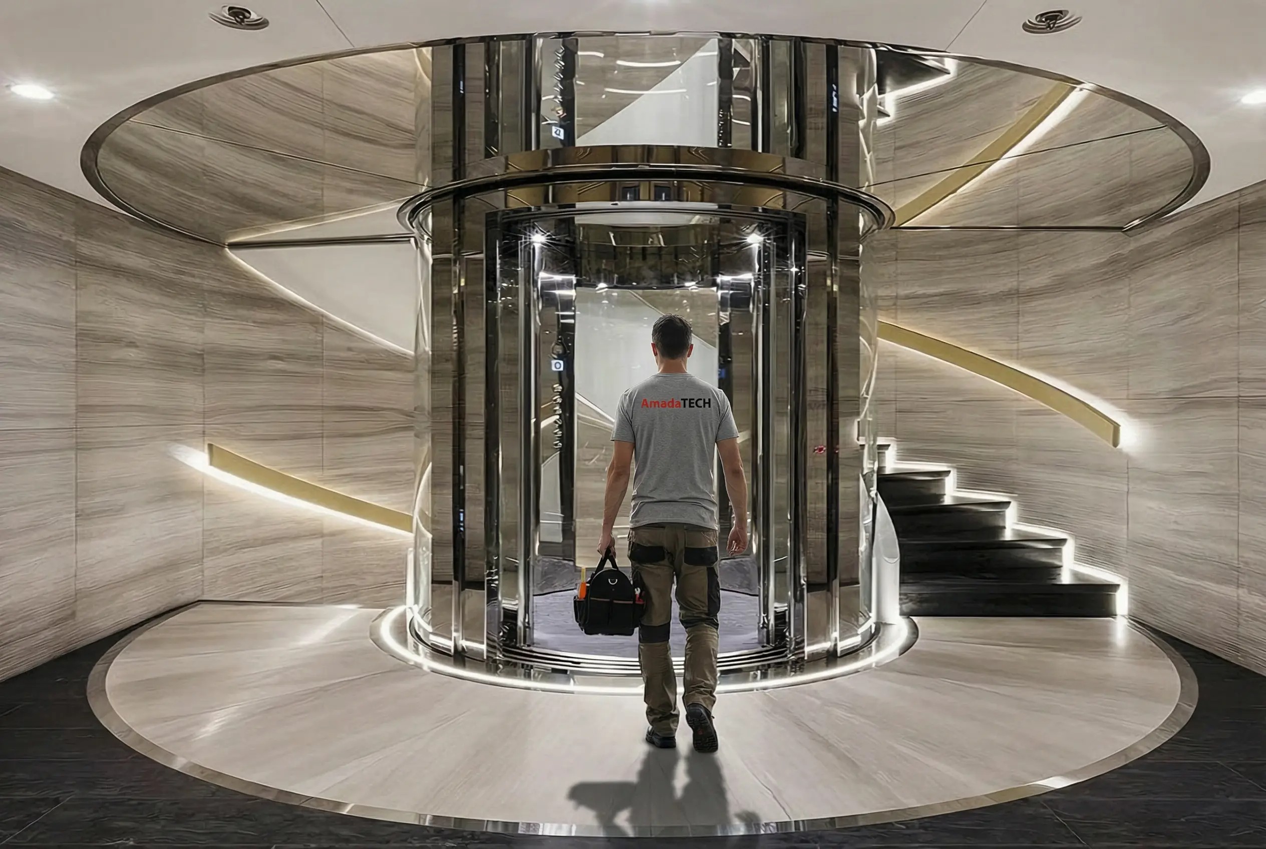 panoramik yat asansörü